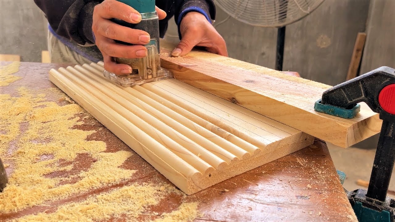 How to make a long wooden stick (2meters) perfectly with a  router/Woodworking DIY 